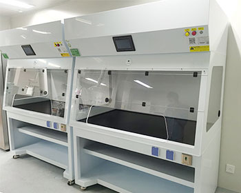 山東xx安生物技術應用凈氣型通風柜案例