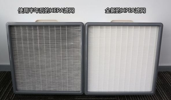 濾網使用前后對比