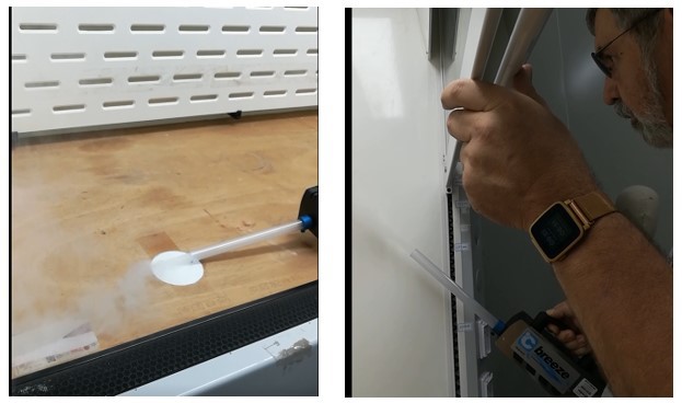 工作面小煙霧測試