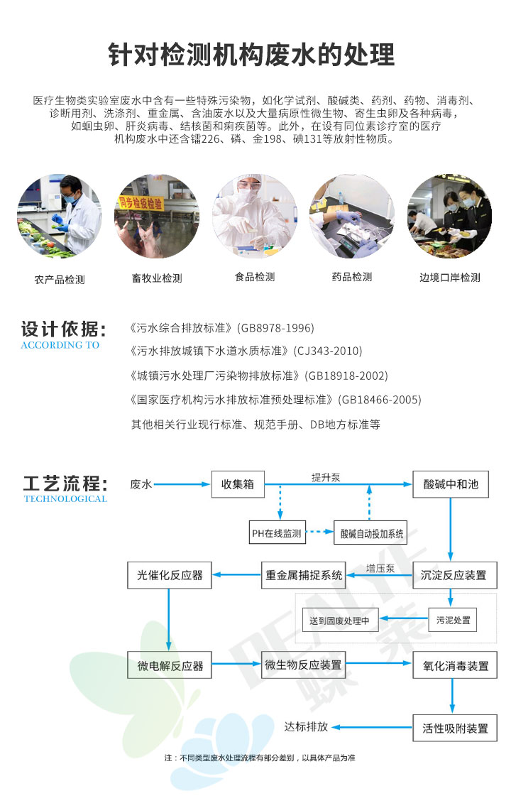 檢測(cè)機(jī)構(gòu)廢水處理