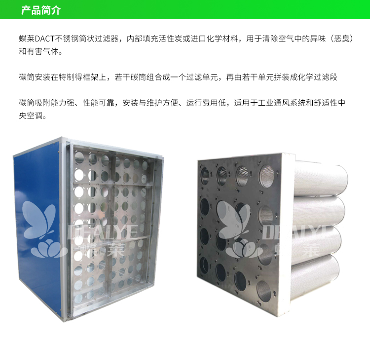 筒狀化學(xué)過濾器簡介