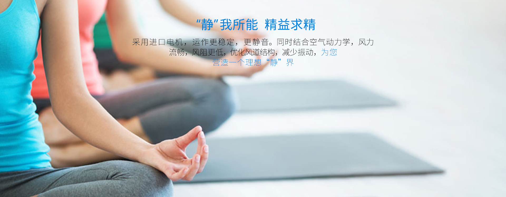 采用進口電機，運行更穩定，靜音更出眾