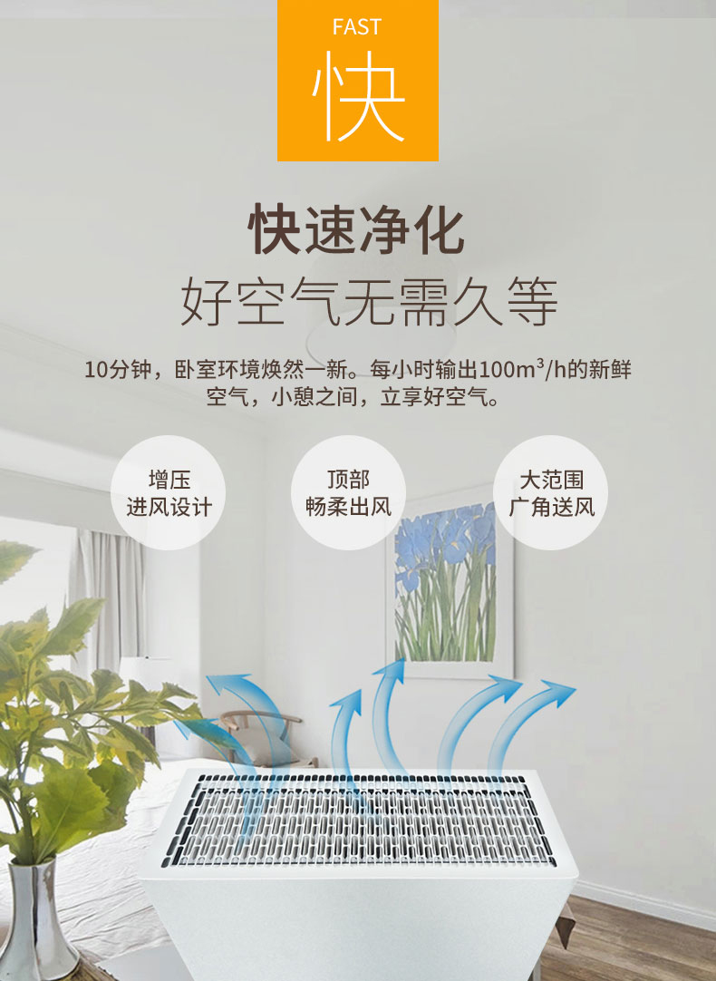 DWZ100壁掛新風機