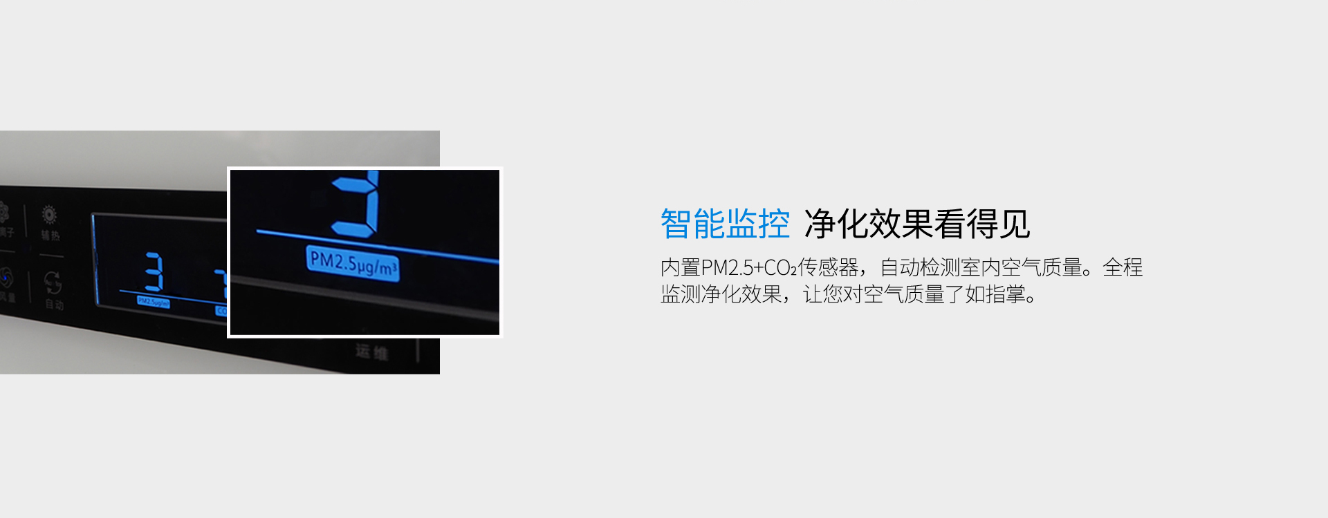 智能監控CO2和PM2.5